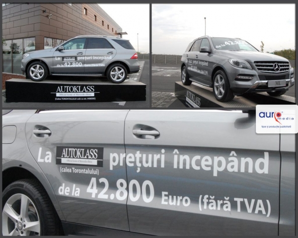 Stickere auto personalizate Timisoara | Inscriptionari auto –AuroMedia